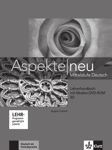Книга для вчителя Aspekte 2 Neu B2 Lehrerhandbuch mit DVD-ROM